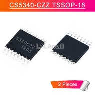 2pcs 5340CZZ CS5340-CZZ CS5340-CZZR TSSOP-16 Audio A/D Converter Chip IC New Original
