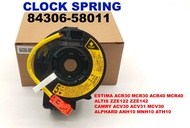 TOYOTA ESTIMA ACR30 WISH ANH10 AVANZA YR2013 ALTIS ZZE122 ZZE142 MYVI LAGI BEST CLOCK SPRING AIR BAG