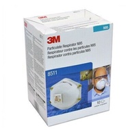 3M 8511 N95 Respirator with Cool FlowTM Valve (10 pieces/box)