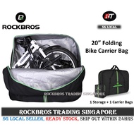 [SG] RockBros Folding bike bag foldable bike bag 14" 16" 20" foldie carrier bicycle accessories cycling bag