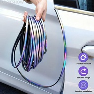 LOOKSHOW 2/5/10M Car Door Colorful Moulding Trim Strips Door Edge Scratch Guard Protector Cover Stri