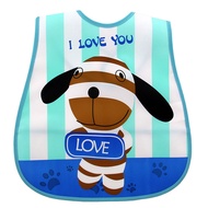 Gratis Ongkir - Celemek Makan Bayi bahan EVA Gambar Kartun Animal / BIB Bayi Waterproof Anti Kotor