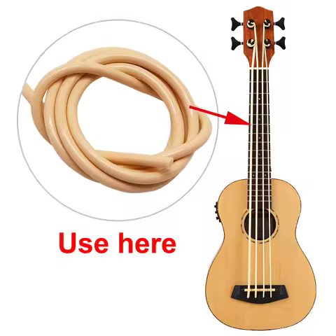 4PCS/Set Yellow Ukulele Bass strings Authentic Stringed Instruments UK Bass Guitar Parts & Accessori