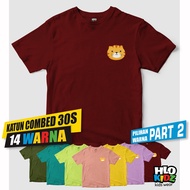 Children's T-Shirt Unisex Premium Cotton Combed 30S Age 1 2 3 4 5 6 7 8 9 10 Years Old T-Shirt Tops 