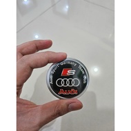 Thick round audi Emblem with imported dop pin