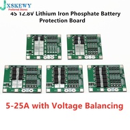 4S 12.8V Lithium Iron Phosphate 32650 Battery Protection Board Current 5-25A, Battery Accessories Wi