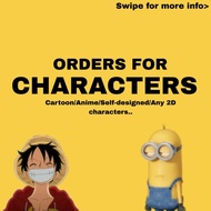 Customised hand-paint/drawn art for 2d characters