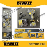 DeWALT DCF901 (DCF901P1G) บล๊อคไร้สาย 12V พร้อมแบต และแท่นชาร์จเร็ว (บ็อกไร้สาย)