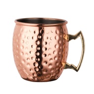 YISHA 18 Ounces Copper Plated Drinkware tail Glass Kitchen Moscow Mug Mule Mug Coffee Cup Beer Cup