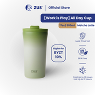 [Work is Play] All Day Cup | 500ml | Matcha Latte