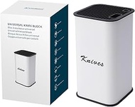 KITCHENDAO Knife Holder Universal, Knife Block without Knives, Knife Organizer in Stainless Steel wi