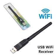 Usb Wifi Adapter 2.4ghz Wlan Wi-fi Dongle Network Card 150mbps Wireless Mini Receiver 2db Antenna For Dvb T2 Booster Extender Tv Box Skirt