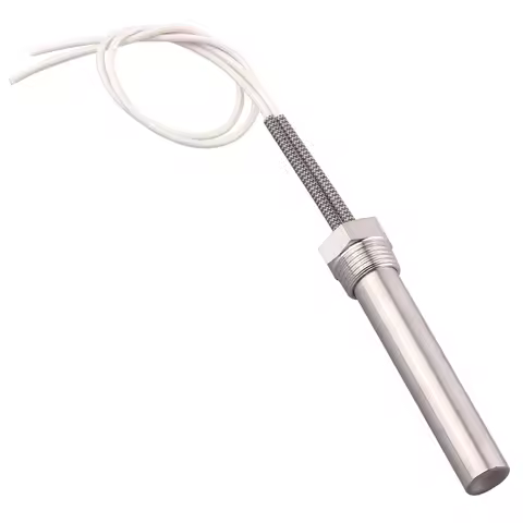 DC Immersion Cartridge Heater 24v/36v/48v/60v/72v 1/2'' Thread Tubular Heating Element SUS304 200w/3