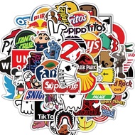 [Big Sticker] 50pcs Supreme Logo Waterproof Skateboard Laptop Luggage Car Graffiti Street Fashion Travel