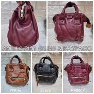 Ready stok 💞 ANELLO 2IN1 sling n bagpack