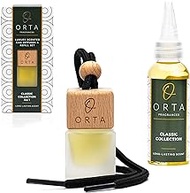 Orta Fragrances No9 Maison Baccarat Red 540 Inspired Car Air Freshener Set | Vent Clip and Refill Included | Long Lasting Car Diffuser Scents for Men and Women | Odor Eliminator Car Accessories | 8ml