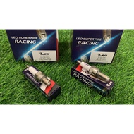 LEO SUPER FIRE RACING PLUG 4KAKI (CR7HGP)-EX5/Wave/Kriss/ Lagenda110/115 (CR8EIX)-LC135/Y15/ RS150