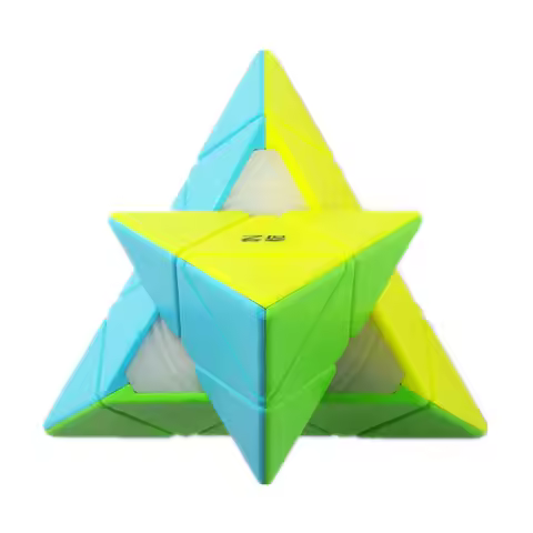 QIYI Qiming S2 Pyraminx 3x3x3 Magic Speed Cube Qiming A Pyramid Professional Puzzle Fidget Toys Chil