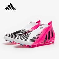 Adidas Predator Edge Lz + FG ตัวท็อป ไร้เชือก รองเท้าฟุตบอล