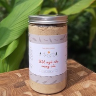 Bột ngũ cốc rang củi nhà tự làm từ bột đậu đen bột đậu đỏ bột đậu xanh bột đậu nành bột gạo lứt mè đ