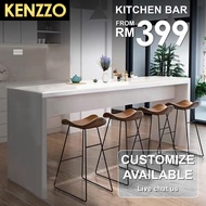 KENZZO: Kitchen Bar / Dining Table / Meja Makan