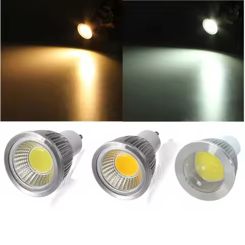 Super Bright LED Spotlight Bulb GU10 E14 E27 GU5.3 Light Led 220V AC 15W 9W 12W LED GU10 COB LED lam