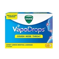Vicks VapoDrops Honey Lemon 12's