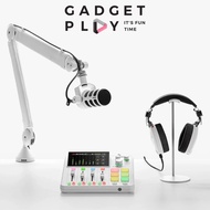[Bangkok Express Delivery] Rode RØDECaster Duo + PodMic + PSA1+ + NTH-100 White Complete Set Of Soun