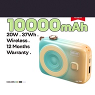 Zendure SuperMini GO 10000mAh 20W PD Portable Charger Compact Powerbank, 15W Mag-netic Wireless Power Bank