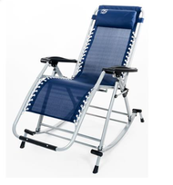 Adjustable leisure chair can recline up to 170 degrees (max load 200 kg) size 51x88x180 cm.