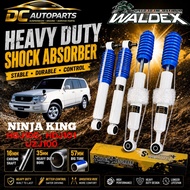 WALDEX HEAVY DUTY SHOCK ABSORBER TOYOTA NINJA KING HDJ100 HDJ101 UZJ100 SET 4 16MM SHAFT 35MM BORE 5