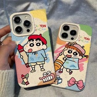 手机壳phone case蜡笔小新适用iPhone16Pro手机壳苹果15Plus软壳14卡通13可爱XSMAX26.4.25