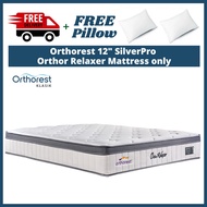 [FREE Pillow+FREE Delivery] Dunlopillo Orthorest 12" Inch SilverPro Ortho Relaxer Latex Feel Foam Mattress Only