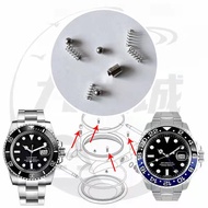 อุปกรณ์เสริมนาฬิกาสำหรับ Rolex Submariner เคสนาฬิกาแบบหมุนอุปกรณ์เสริมหินอ่อนเหล็กโลหะ