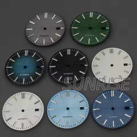 31.8mm NH35 dial hands green luminous dial pointers needles for MOD AP Royal oak NH35 NH36 movement