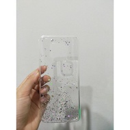 YKCS 0299 case REDMI 10X ZOOM 5G softcase pop socket jelly glitter clear