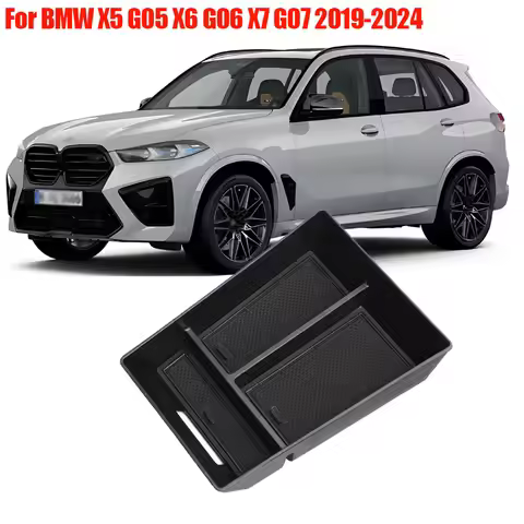 For BMW X5 G05 X6 G06 X7 G07 2019-2024 Armrest Storage Box Car Accessories Tray Organizer Tidying AB