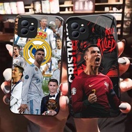 HK-57 FC Ronaldo Glass KACA Casing for Infinix Smart Hot Note 50 40Pro 7 50Pro 40i 50i 30i 10 6 Infi