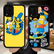 Q76 Simpson soft Casing for Samsung F04 A04E M04 J7 Pro A12 A06 A07 A22 A04 A05 J2 5GPrime