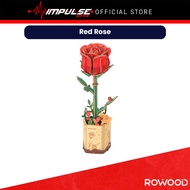 Robotime Rowood Flower Series TW042 - Red Rose