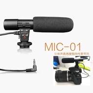 MIC-01 SLR Micro SLR Camera DV Stereo Microphone Camera Professional Interview News Recording Microp