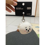 BT21 RJ SOFT PLUSH LYING BAG CHARM OFFICIAL LINE FRIENDS