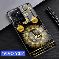 Softcase Glass Kaca VIVO Y35 - Casing hp VIVO Y35 [ S58 ].