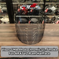 GMA Photochromic Visor For Arai VZRAM Halfface - Helmet Glass Vase Z VZ Ram After market