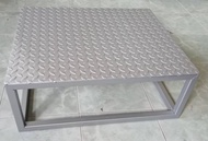 Pradoo'Siam บันไดเสริมระดับ บันไดขึ้นเตียง ที่วางเท้า บันไดเหล็กเสริมระดับแบบเรียบ บันไดอเนกประสงค์ 