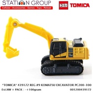 diecast 1:64 Tomica no9 (439172) Komatsu Excavator PC200 warna Kuning