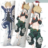 ZIOPU ปลอกหมอนลายอนิเมะ My Hero Academia Dakimakuraหมอนอิงยาวสองด้านอิซูคุบาคุกุโกะเคสฮอว์กส์อุปกรณ์