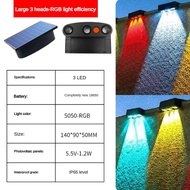 LED Solar Wall Light Outdoor Waterproof Automatic at Night for Garden Yard Balcony Lamp Lighting Ho
