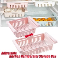 Stretchable Multifunction Kitchen Refrigerator Storage Rack Fridge Freezer Shelf Holder Pull-out Drawer Organiser
