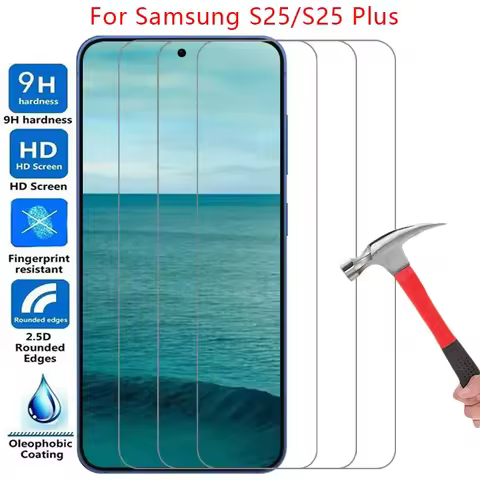 screen protector for samsung galaxy s25 plus 5g protective tempered glass on samsungs25 galaxys25 s 